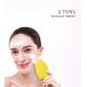 Homemade Beauty Silicone Face Scrubber , Waterproof Sonic Silicone Face Brush