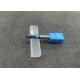 Blue Coated Tungsten Carbide End Mill , Carbide Milling Cutter For Machine Cutting