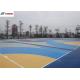 Silicon PU Synthetic Basketball Court Flooring Non Toxic