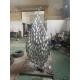 Custom Stainless Steel Abstract Sculpture Outdoor Water Feature Pool Decorative Sculpture