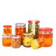 Lead Free Seal Label Glass Honey Jar With Tin Lid Food Grade Round Shape