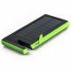 Silicon Real High Power 8000mAh Polymer Battery Dual USB Waterproof Solar Power Bank with phone holder