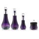 50ml Black Purple Glass Dispenser Bottle / Recycled Lotion Pump Dispenser