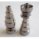 Fully Adjustable Domeless Titanium Nail 14mm & 18 mm Male and Female 6 in
