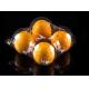 4 Oranges Thick 0.35cm Disposable Plastic Fruit Containers
