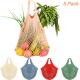 SA8000 TUV Cotton Mesh Net Bag PMS Color For Fruits And Vegetables