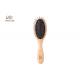 Slender Oval Shape 23cm Wooden Handle Hair Brush