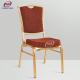 Flexible Back Red Banquet Chairs 3 Layer Spraying Thickened Fabric