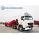 White Durable Heavy Duty Dry Bulk Tanker Trailer High Capacity