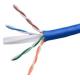 Frequency 1-250MHz PVC Network Cable 23AWG Twisted Pair Connector 0.58mm