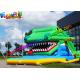 Adults Inflatable Crocodile Slide Commercial Outdoor Dry Slide Giant