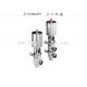 316L Divert Seat Reversing Valve Stainless Steel Sanitary 7.0 Bar Sandblast