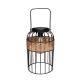 Small Portable Rattan Woven Solar Lights For Balcony Table Atmosphere