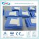 Medical supplies disposable blue under buttock drape pack