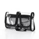 Multifunctional Transparent PVC Cosmetic Toiletry Bag For Travel / Daily Use