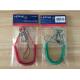 Top quality China export to Japan transparent red/green spring wire coiled lanyard tethers