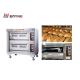 380V Electric Industrial Baking Oven Double Deck 0.6mm Plate Layer Controlled Individually