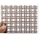 316 Stainless Steel Red Color Antique Copper Lock Crimp Wire Mesh For Ceiling