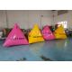 Race Mark Advertising Inflatable Triathlon Buoy Triangular Shape Inflatable Buoys Inflatable Water Buoy