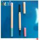 OEM customized color 10x140mm plastic double head eyebrow pencil with different nib