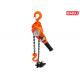 Red Lift Lever Block Chain Hoist Comealong Lift Puller Chain Lever Hoist 0.75 Ton