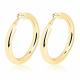 Fashion Gold Color Hoop Earrings Hypoallergenic High Polished Dangle Drop Minimalist Hoops Earrings for Women Girls