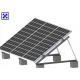 Triangle Frame Adjustable Solar Panel Mounting System For Flat Roof Or Ground