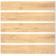 Yellow Color Porcelain Wood Look Tile Flooring Rectified Edge 200x1200MM Size