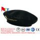 FUN Black Mercerized Female Green Beret Hat Embroidered Velvet Beret Hat Breathable