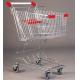 Mini Steel Mesh Supermarket Shopping Cart Zinc Plated 60 Litres