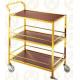 3 Layers Service Trolley Oblong Room Service Equipments 880*465*940mm