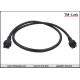 Molex 4.2mm pitch 10 poles overmolded cable assemby with black PVC Jacket