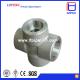 3000 LBS Carbon Steel Forged Pipe Fitting Socket Weld Cross
