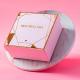 Delicated Art Paper Rigid Gift Box With Lid For Handmade Soap Cosmetic