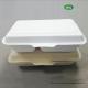 2- Compartments Meal Prep Bento Boxes Sugarcane Bagasse Take Out Microwavable Biodegradable Material Deep Container