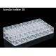 Crystal Clear Tattoo Pigments Display Shelf Permanent Makeup Acrylic Holder