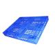 Corrosion Resistant Grid Surface HDPE Plastic Pallets Blue 1200*1000mm