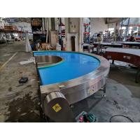 Custom Carbon Steel/Stainless Steel Curved Belt Conveyor with Adjustable Height