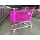 Light Weight Durable Plastic Shopping Trolley 180L Logo Print On Handle