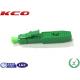 Home Fiber Optic Cable Lc Connector Quick Assembly Single Mode Green Color