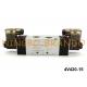 4V420-15 Airtac Type Pneumatic 5/2 Way Solenoid Valve 24VDC 220VAC