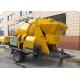 Small Electric Concrete Mixer Pump , Self Loading Concrete Mixing And Pumping Machine