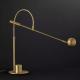 Burnished Brass Finish Table Lamp for Hotel and Home Crystal Style