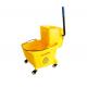 Floor Cleaning 6.4 Gallon Squeeze Mop Wringer Trolley