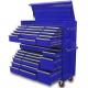 1.0-1.5mm Thickness Silver Heavy Duty Drawers Tool Cabinet Metal Tool Box with Wheels