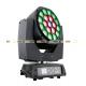 Auto Mode 60W LED Moving Head Light , 19PCS 15w Dj Stage Lights With Smooth Zooming