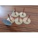 Paper Insulation Metal Cup Head CD Weld Pins For Welding Foil Faced Insulation