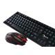 Customized Layout Wireless Keyboard And Mouse Set Quiet Full Size ABS Upper Panel