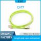 Green Flat Cat 7 Ethernet Patch Cable Sftp 10gbit/S 600mhz 1m-10m