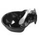 Stylish Black Water Bowl with a Generous 1.7L Capacity and Weighing 4.7kg